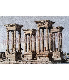 LS43 Roman columns Mosaic