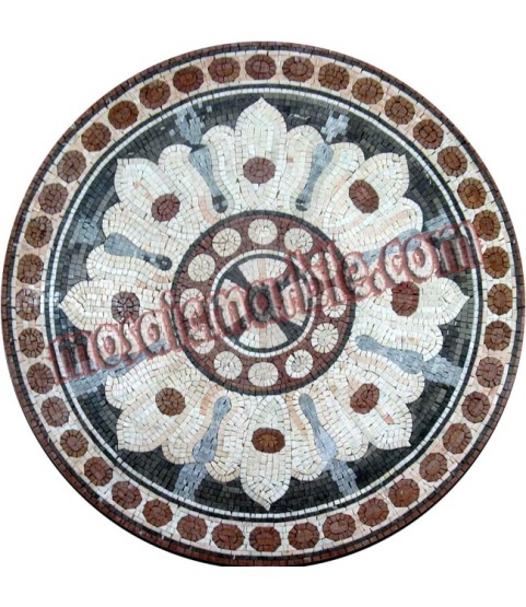 MD801 white blossom  Mosaic