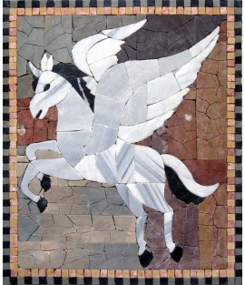 AN161 White pegasus cut tile Mosaic