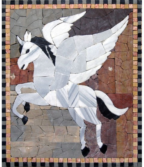 AN161 White pegasus cut tile Mosaic