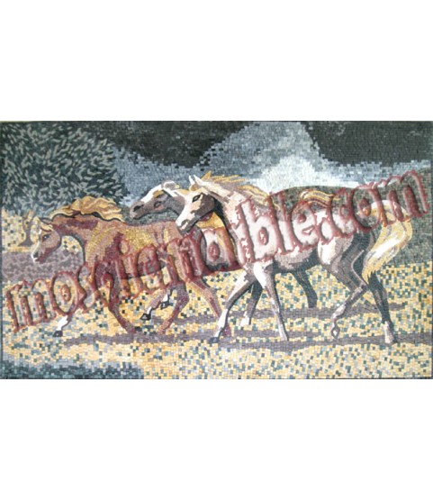 AN431 Horse trio Mosaic