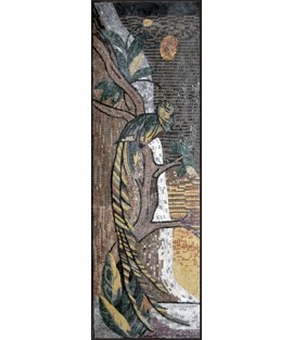 AN55 Bird on tree Mosaic