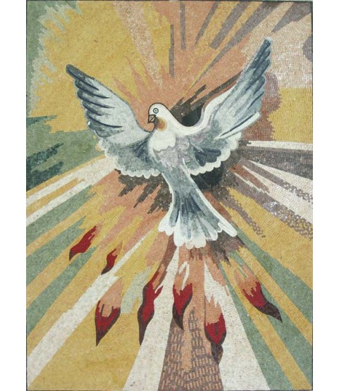 AN749 Dove of peace Mosaic