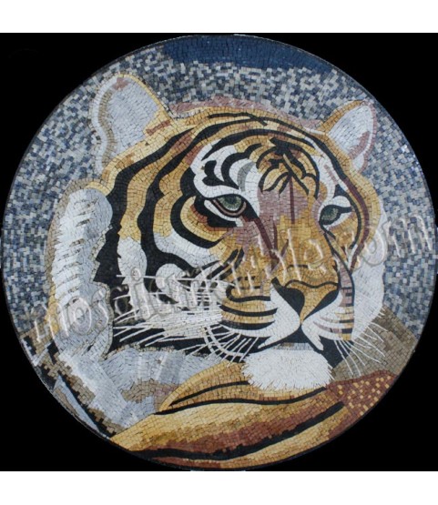 AN839 Tiger head Mosaic