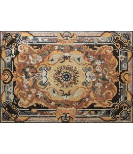Boho Mosaic Rug Floor Art