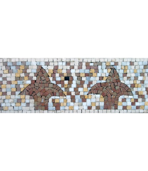 BD99 multicolor dotted border Mosaic