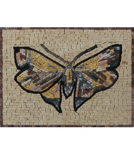 Butterfly Mosaic Decorative Tile