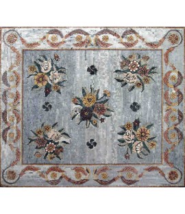 CR1 Elegant floral carpet Mosaic