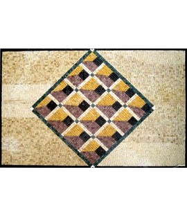 CR112 3D losange art stone Mosaic