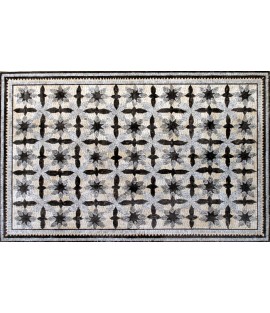 CR115 B&W floral design Mosaic