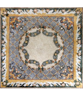 CR120 Multi design floral carpet Mosaic