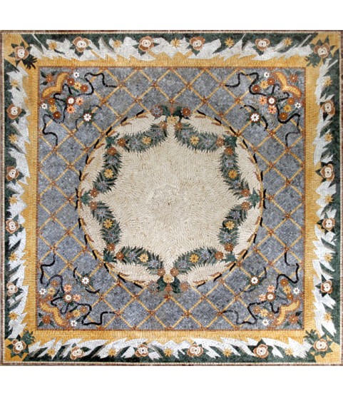 CR120 Multi design floral carpet Mosaic
