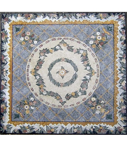 CR14 Multi design floral carpet Mosaic