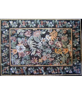 CR15 Rich and colorful floral carpet Mosaic