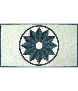 CR163 Big flower design Mosaic