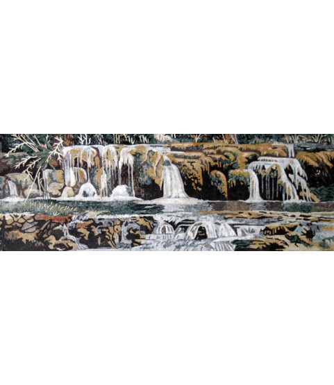 Beautiful Water Fountain  Mosaic
