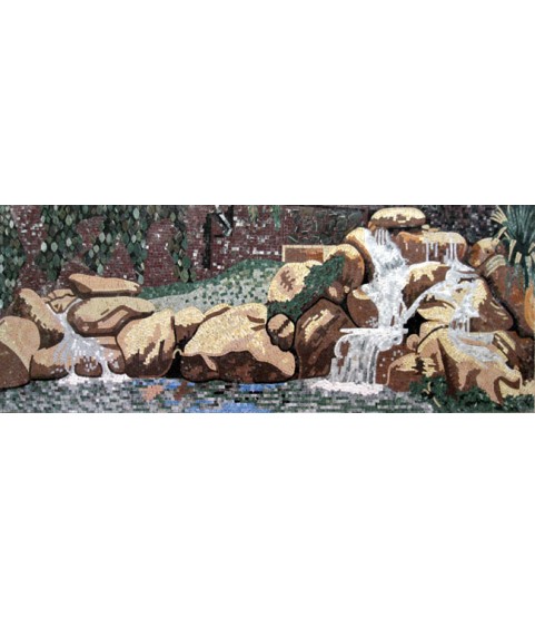 CR212 Beautiful natural water fountain Mosaic