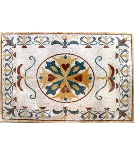 CR45 Beautiful floral design carpet Mosaic