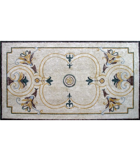 CR62 Floral  carpet Mosaic