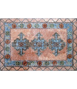 CR69 arabian style tiles with floral border Mosaic
