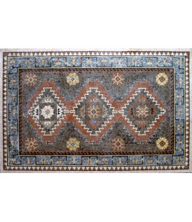 CR75 Rectangular Diamonds & Flowers Floor Mosaic