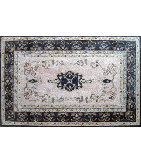 CR76 Elegant light pattern with dark border Mosaic