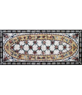 CR99 Floral  carpet Mosaic