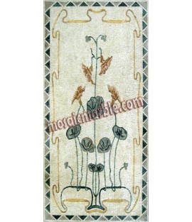 CR317 Simple rectangular flower plants Mosaic