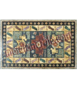 CR469 Rectangular patchwork pattern Mosaic