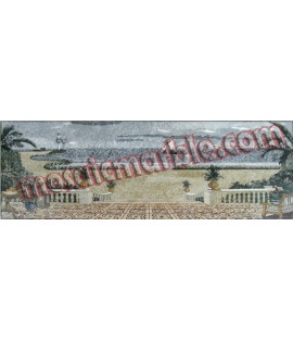 CR485 Beautiful landscape  carpet Mosaic