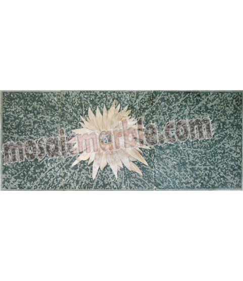 CR593 White neptunia on mix  Mosaic