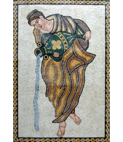FG145 Woman pourring water Mosaic