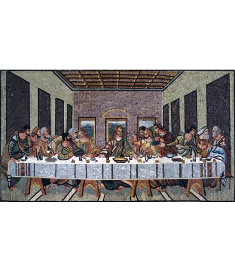 The Last Supper Religious Wall Mosaic