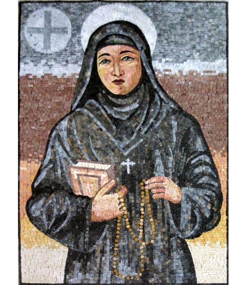 Saint Rafka St. Rebecca Religious Mosaic