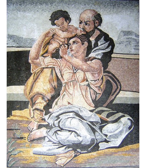 Holy Family with the Infant St. John Mosaic