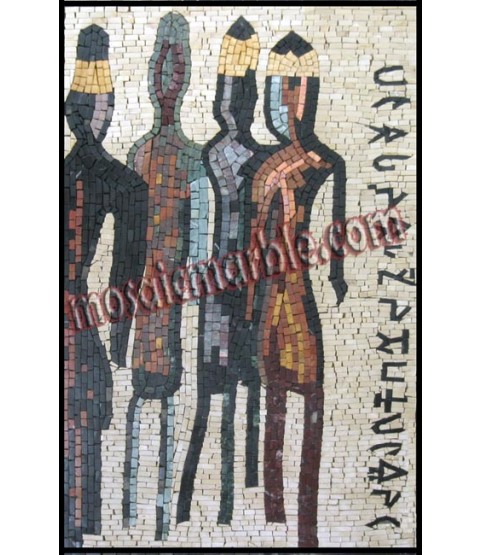 FG423 Phoenician Style Art Mosaic