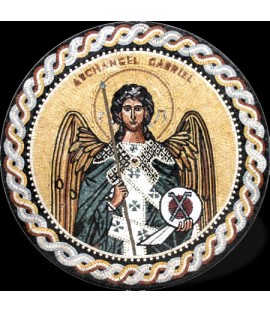 Archangel Gabriel Christian Wall Art Mosaic