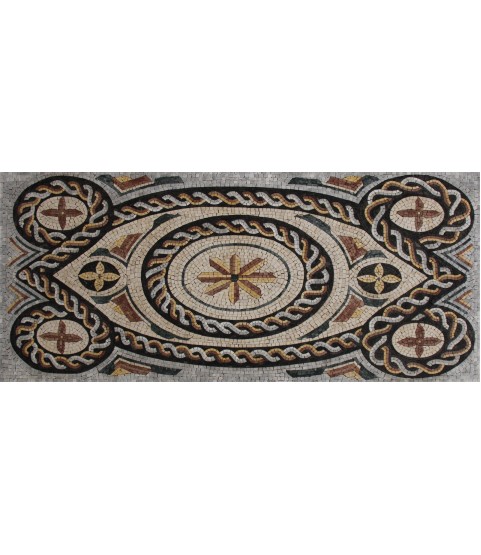 Greco Roman Mosaic Floor Carpet