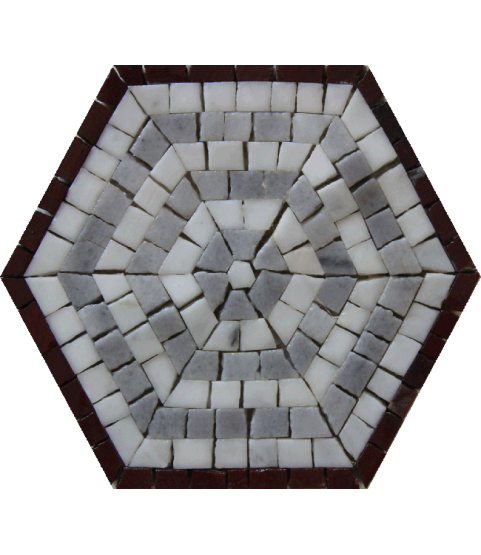Hexagon Puzzle Mosaic