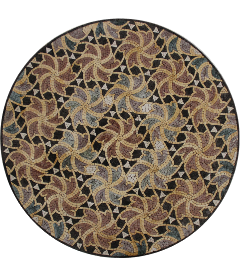 Kaleidoscope Pattern Mosaic Tile