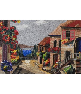 Mosaic Landscape Wall Mural