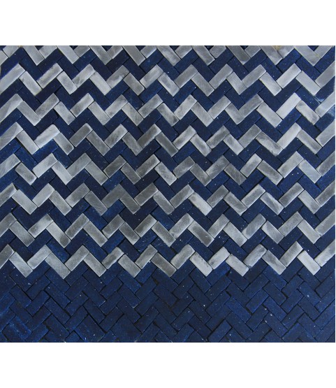 Chevron Pattern Mosaic Wallpaper or Floor Tile