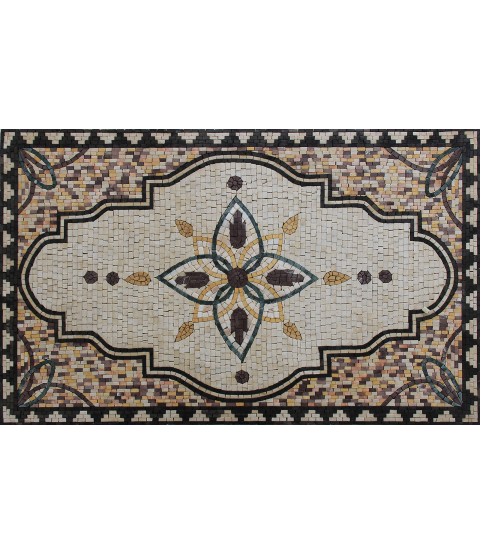 Spanish Mosaic Floor Rug