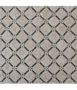 Floor Tile Floral Pattern Mosaic