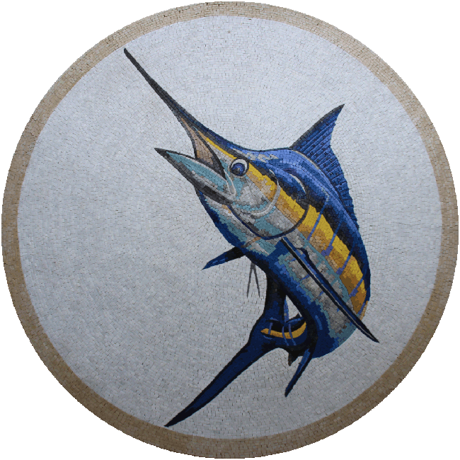 AN1264 Amazing Fish Wall Floor Pool Home  Mosaic
