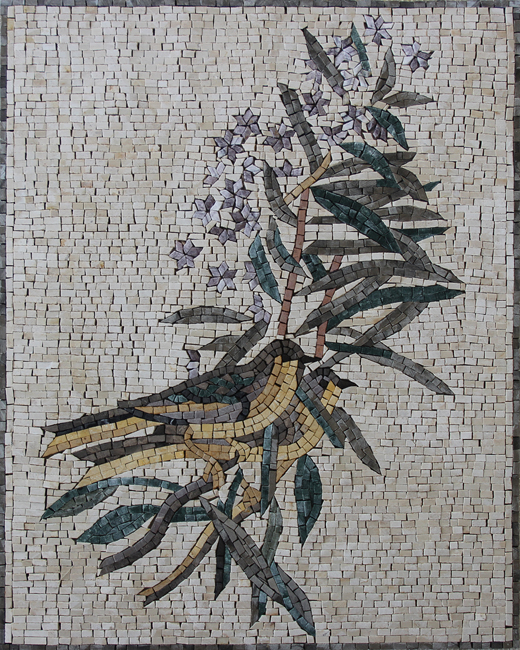 Wall Art Home Decor Mosaic Birds