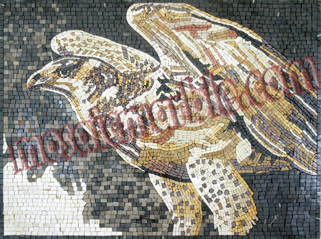 AN351 Golden eagle  Mosaic