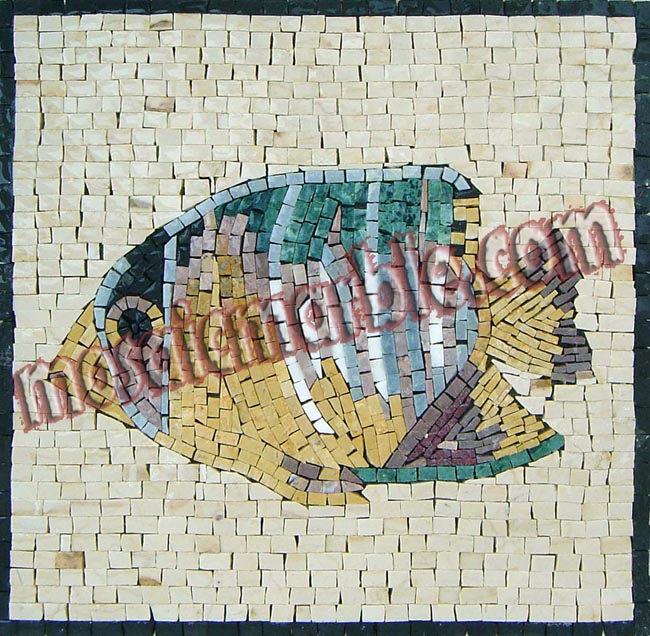 AN417 Colorful fish Mosaic