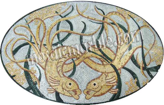 AN643 Fish art Mosaic