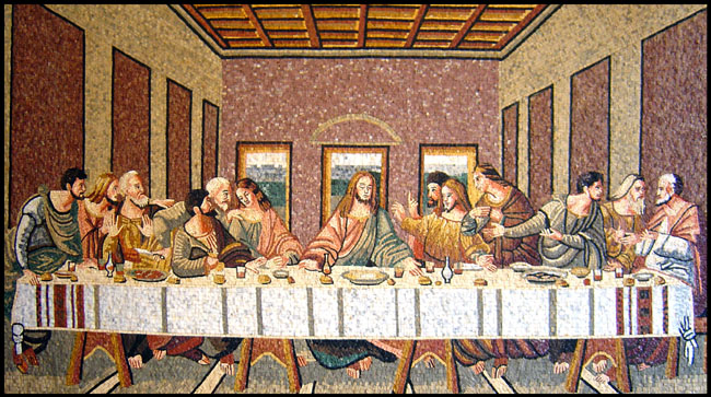 The Last Supper Da Vinci Wall  Mosaic